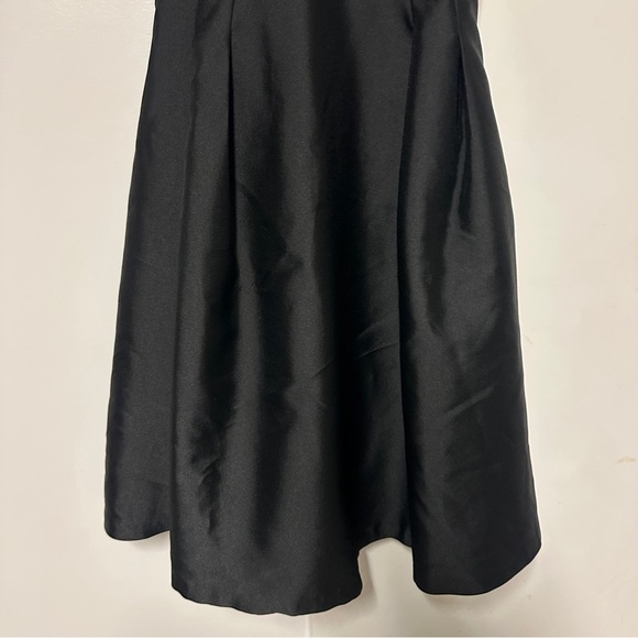 CHATS BY C.DAM Off-shoulder Black Dress in Satin Size L 10 - Picture 7 of 11